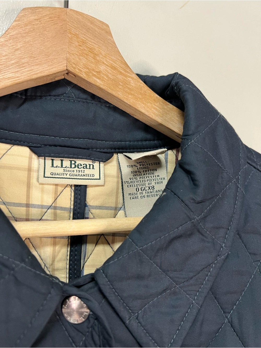 L.L. Bean Quilted Riding Jacket - Picture 4 of 7